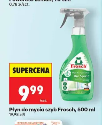 Płyn do mycia szyb Frosch Bio Spirit promocja w Biedronka