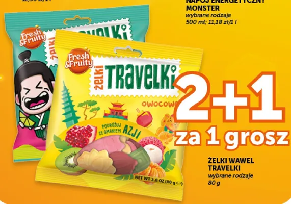 Żelki Wawel Travelki Smaki Azji promocja w ABC