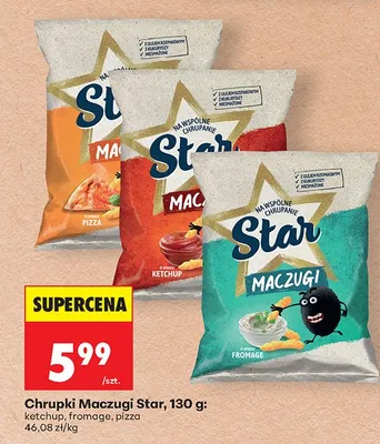 Chrupki Maczugi Star ketchup promocja w Biedronka