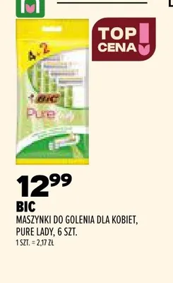 Maszynki do golenia dla kobiet BIC Pure Lady 6 szt. promocja w Drogerie Natura