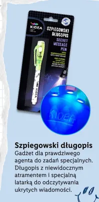 Długopis szpiegowski Kidea promocja w Lidl