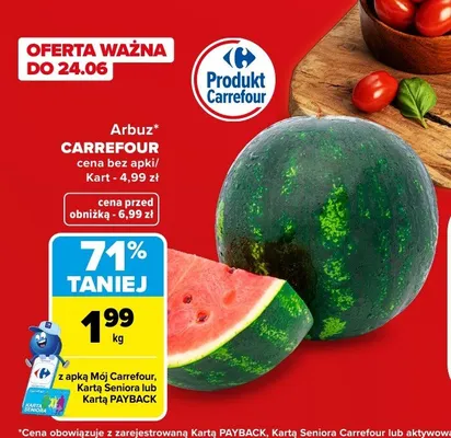 Arbuz Carrefour promocja w Carrefour