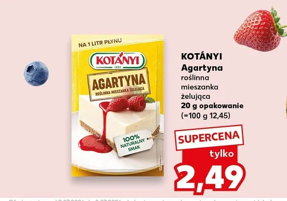 Agartyna roślinna mieszanka żelująca Kotányi promocja w Kaufland