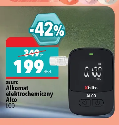 Alkomat elektrochemiczny Xblitz Alco promocja w Biedronka Home