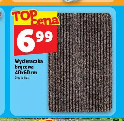 Wycieraczka brązowa 40x60 cm promocja w TOPAZ