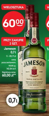 Whisky Jameson promocja w Żabka