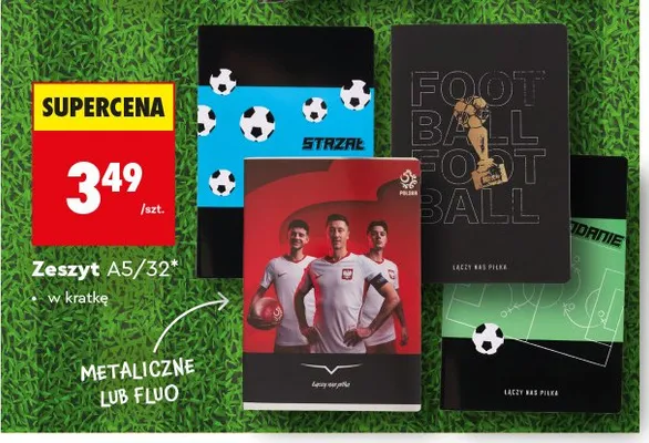 Zeszyt A5 32 kartki Interdruk promocja w Biedronka
