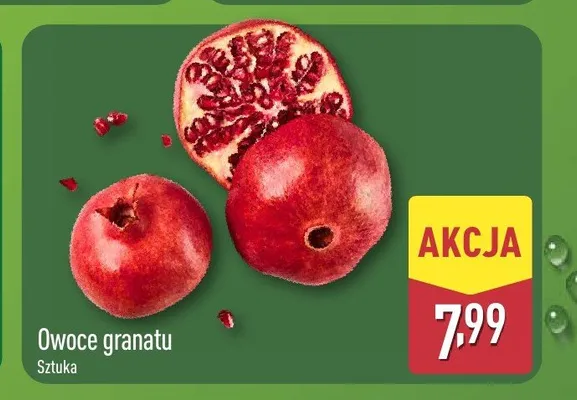 Owoce granatu promocja w Aldi