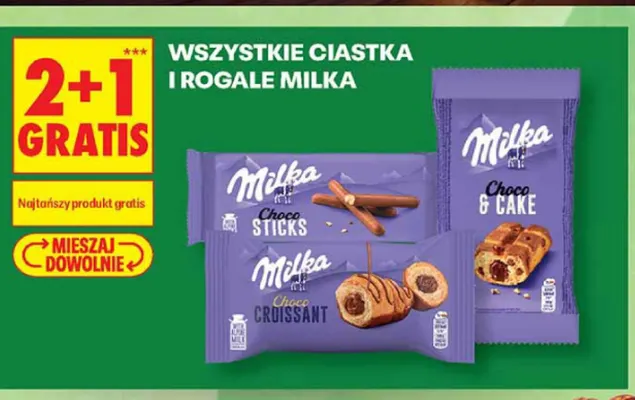 Ciastka Milka Choco Sticks promocja w Biedronka