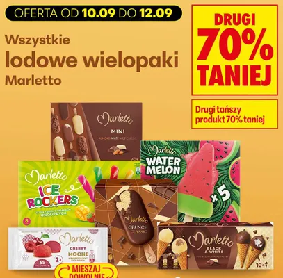 Lody Mochi Cherry 2-pak Marletto promocja w Biedronka
