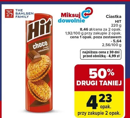 Ciastka choco promocja w Carrefour