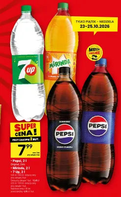 Napój gazowany Pepsi Zero promocja w Twój Market