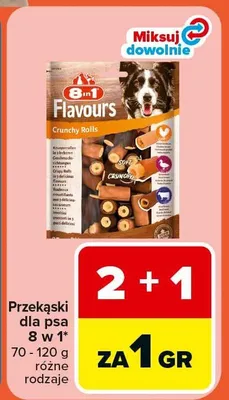 Przekąski dla psa różne rodzaje promocja w Carrefour Market