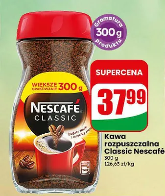 Kawa rozpuszczalna Nescafé Classic promocja w Dino