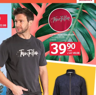 T-SHIRT MĘSKI TOM TAILOR promocja w Selgros