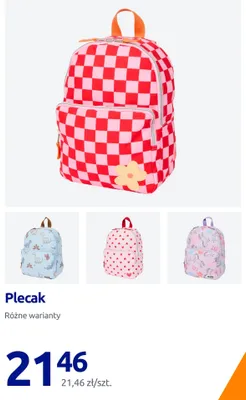 Plecak promocja w Action