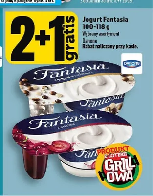 Jogurt Fantasia 100-118g promocja w TOPAZ