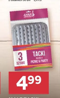 Małe tacki aluminiowe do grilla Anna Zaradna promocja w Stokrotka
