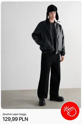 Spodnie super baggy Cropp promocja w Cropp