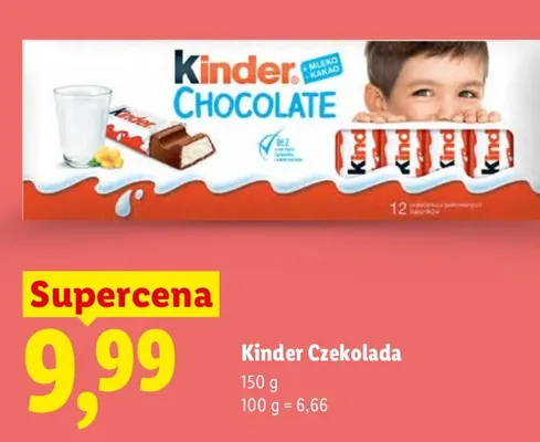 Kinder Czekolada promocja w Lidl