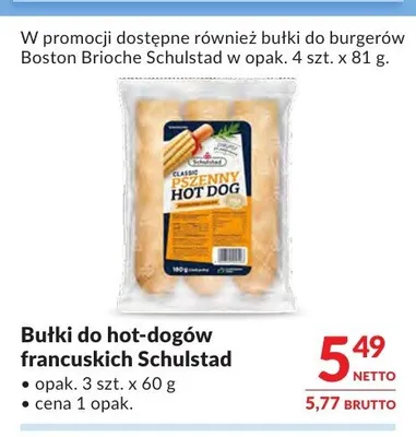 Bułki do hot-dogów francuskich Schulstad promocja w Makro