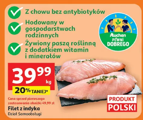 Filet z indyka promocja w Auchan