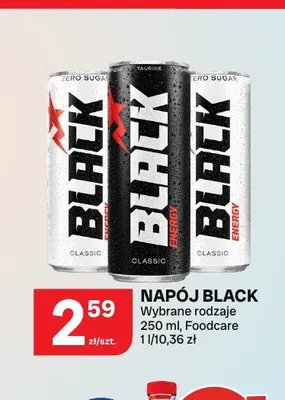 Napój energetyczny Black Classic promocja w Chorten