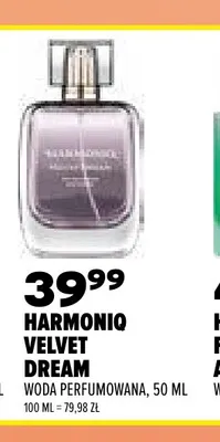 Woda perfumowana Harmoniq Velvet Dream promocja w Drogerie Natura