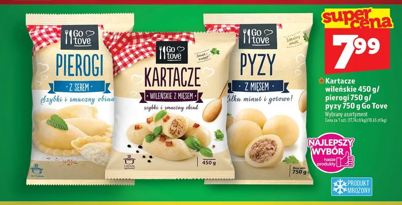 Pyzy z mięsem Go Tove promocja w TOPAZ