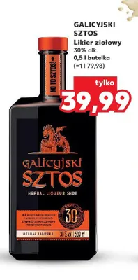 Likier ziołowy Galicyjski Sztos promocja w Kaufland