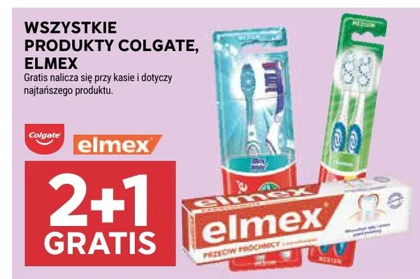 Wszystkie produkty Colgate, Elmex promocja w Stokrotka