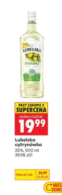 Lubelska cytrynówka promocja w Biedronka