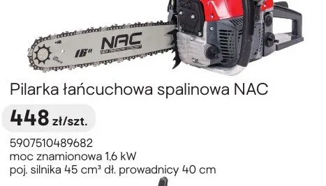 Pilarka łańcuchowa spalinowa promocja w Castorama