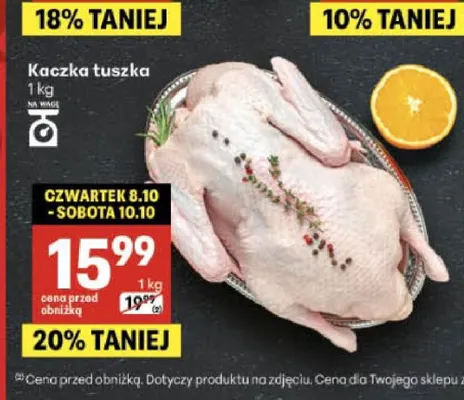 Kaczka tuszka Delikatesy Centrum promocja w Delikatesy Centrum