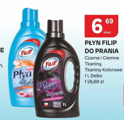 Płyn do prania Filip czarne i ciemne tkaniny promocja w Chorten