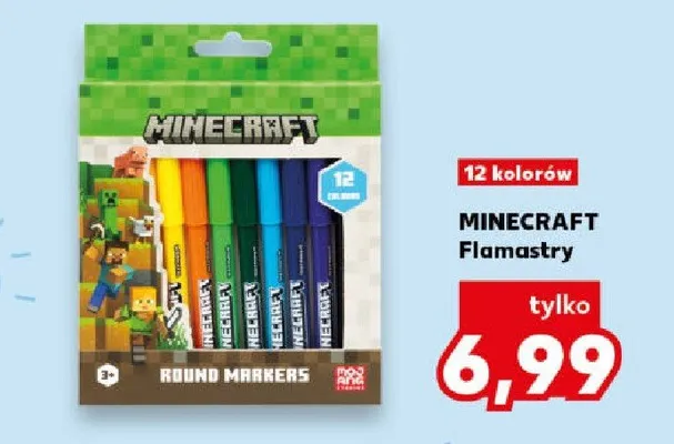 Flamastry Minecraft promocja w Kaufland