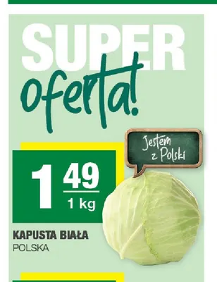 Kapusta biała polska promocja w SPAR
