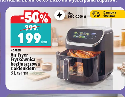 Frytkownica beztłuszczowa Hoffen promocja w Biedronka