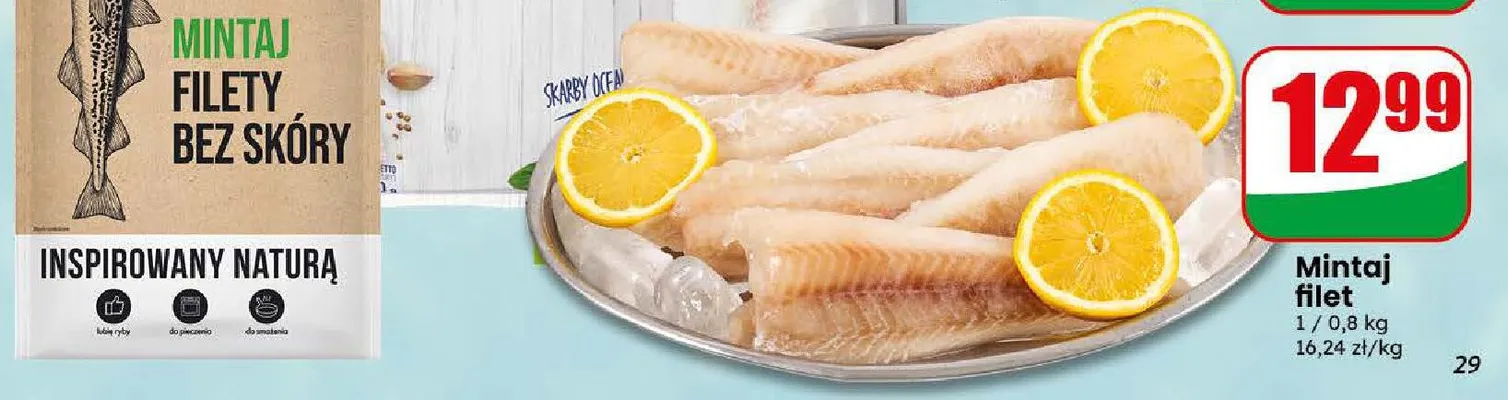 Mintaj filet promocja w Dino