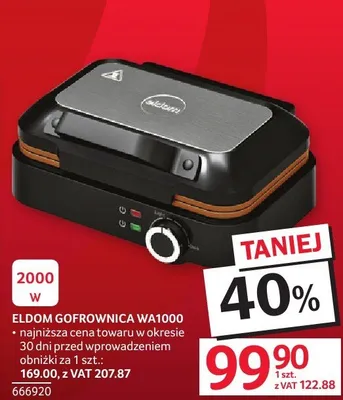 Gofrownica ELDOM WA1000 promocja w Selgros