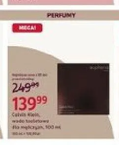 Woda toaletowa dla mężczyzn Calvin Klein Euphoria promocja w Rossmann