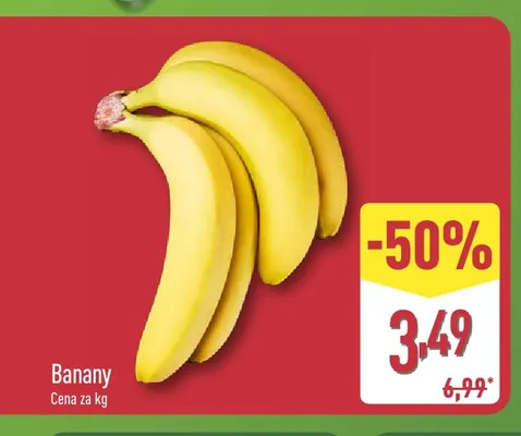 Banany promocja w Aldi