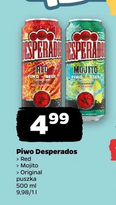 Piwo Desperados Red promocja w Netto