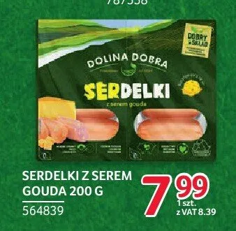 Serdelki z serem gouda Dolina Dobra promocja w Selgros