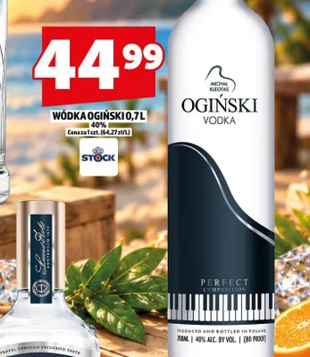 Wódka Ogiński 40% promocja w TOPAZ