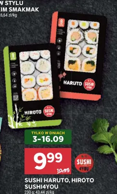 Sushi Haruto Sushi4You promocja w Stokrotka