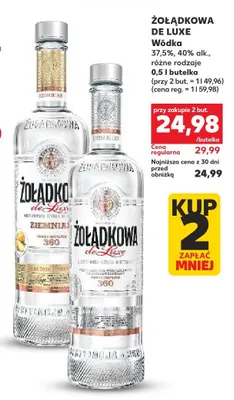 Wódka różne rodzaje promocja w Kaufland