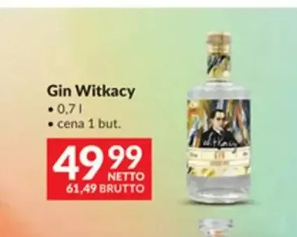 Gin Witkacy promocja w Makro
