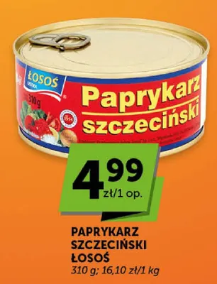 Paprykarz szczeciński Łosoś Ustka promocja w Groszek