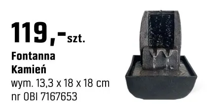 Fontanna Kamień promocja w OBI